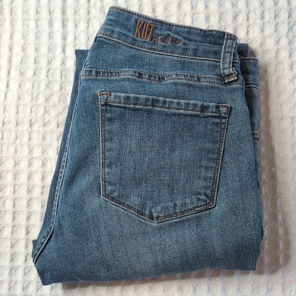 Kut from the Kloth Classic Blue Straight Leg Jeans